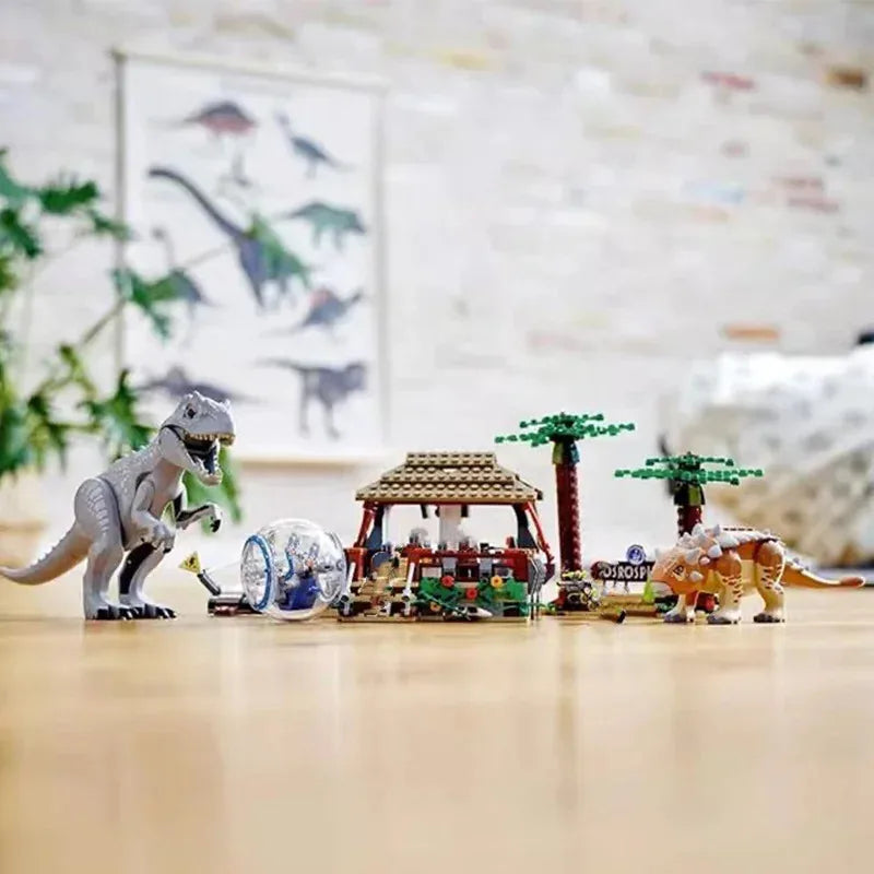 75941 Tyrannosaurus Rex Vs Ankylosaurus Block Set &ndash; Fun