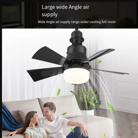 Ceiling Fan With LED Light With Remote Control - Dimmable
