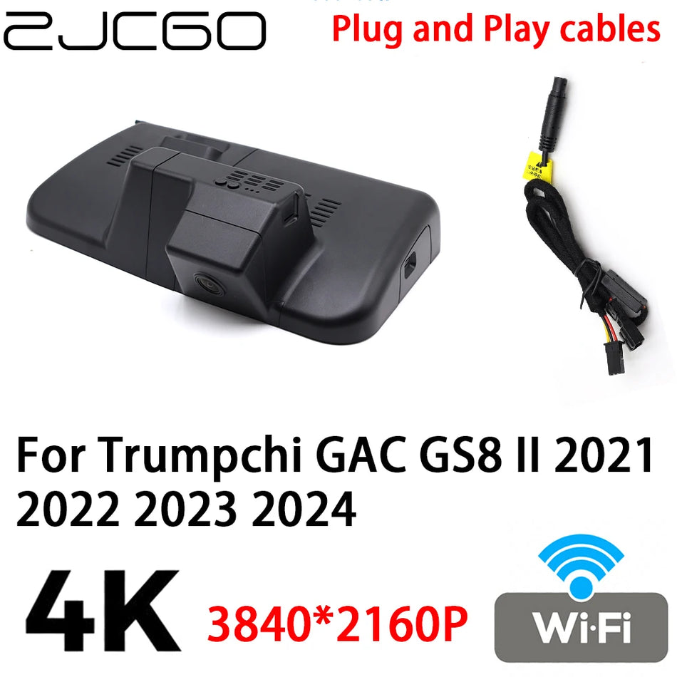 Car DVR Dash Cam 4K 2160P for Trumpchi GS8 II