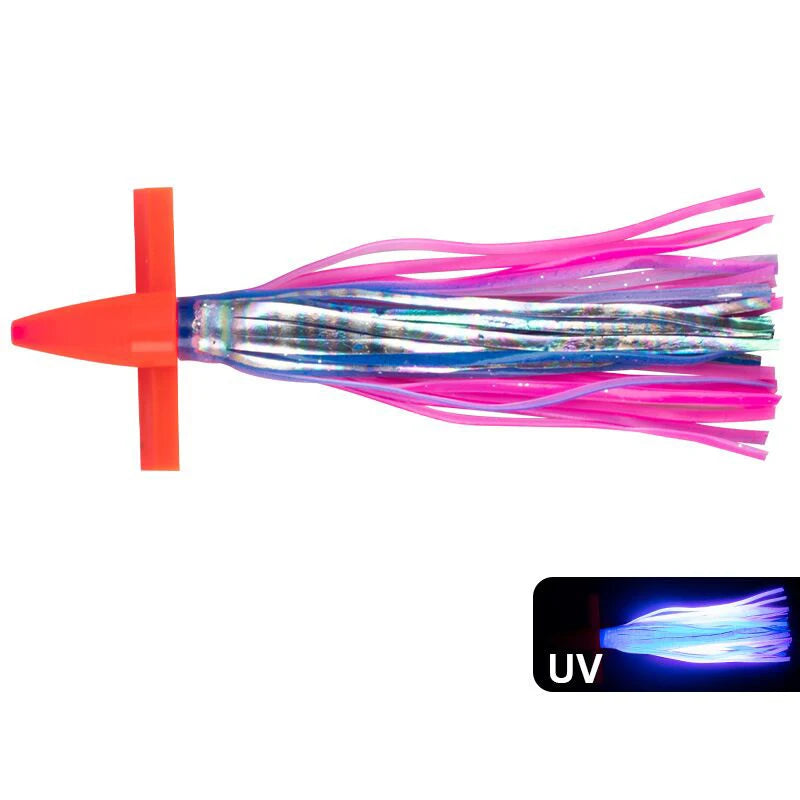 18cm/23cm Trolling Skirt Tuna Lures - Biomimetic Squid Bait for Sea Fishing bluepink / 23cm / CHINA