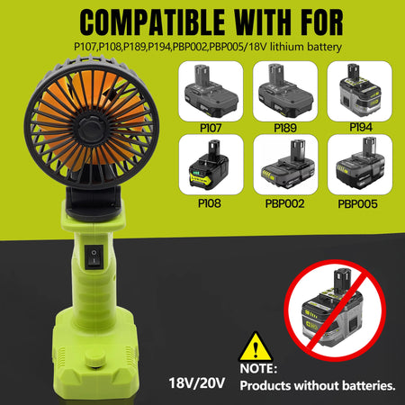 Infinite Speed Regulating Foldable Fan &ndash; USB Type C Power