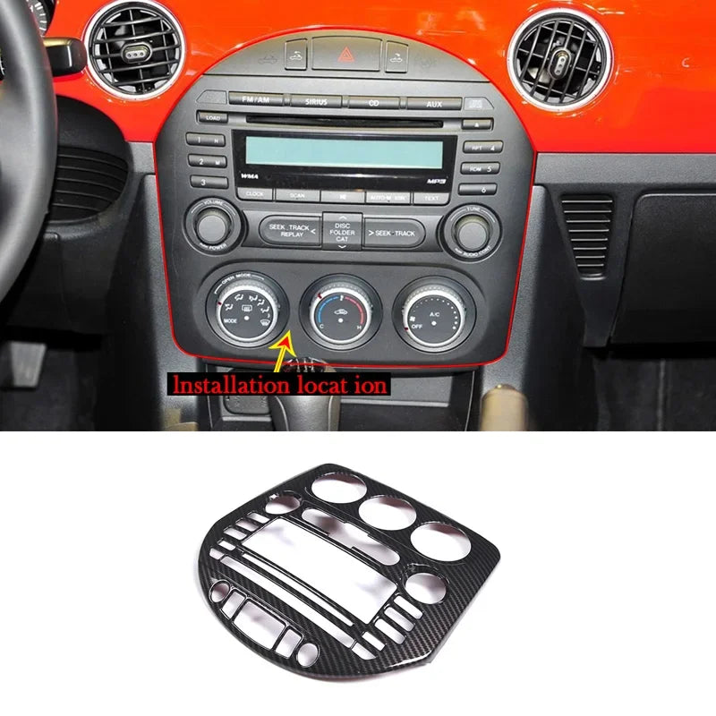 Pannello Consolle in Fibra di Carbonio per Mazda MX5 NC 2009 2014