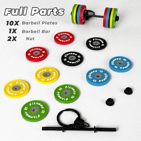 2025 Barbell Keychain - Silicone Dumbbell Gifts for Gym Lovers