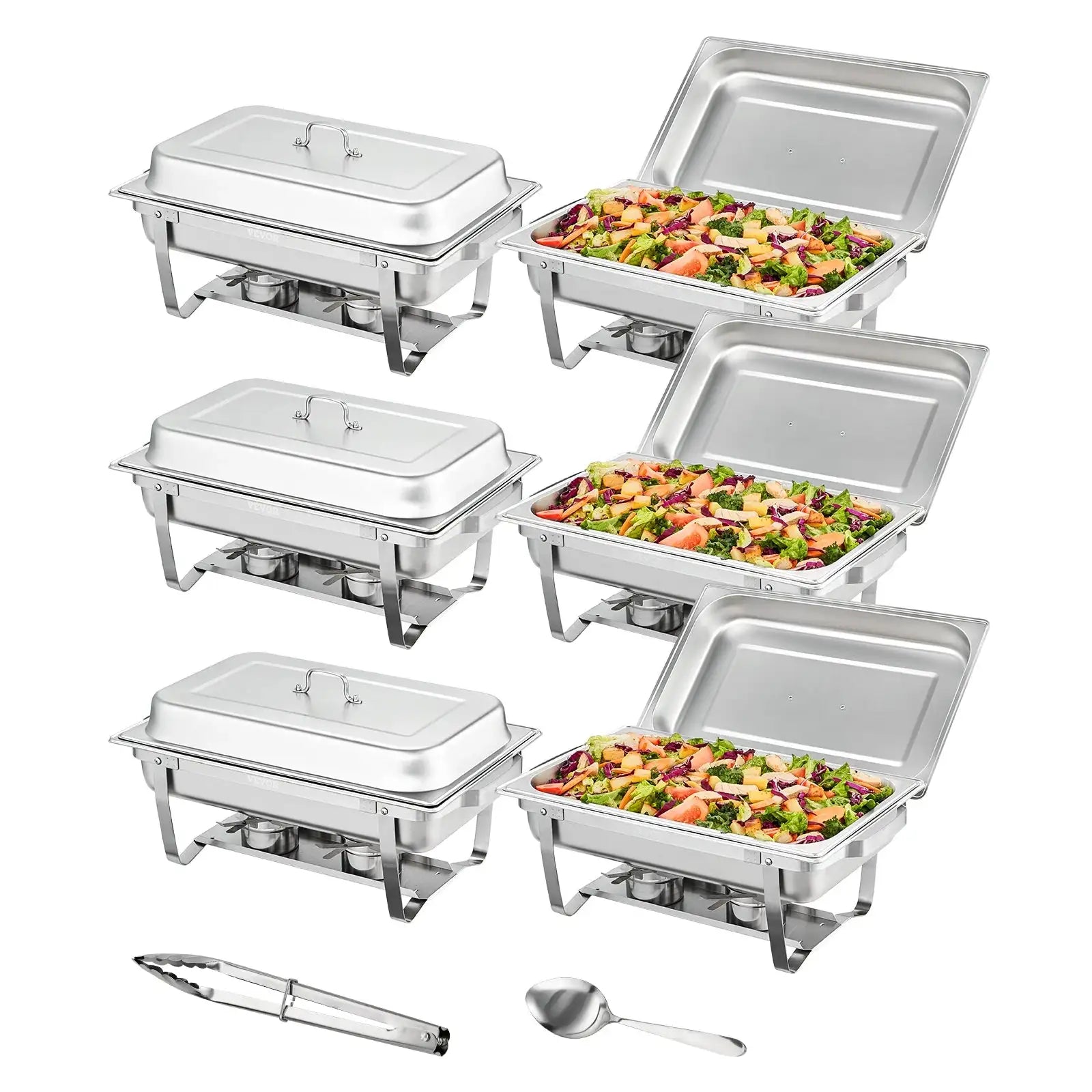 8 Qt Rectangle Chafing Dish Stainless Steel Buffet 6 Packs / Poland
