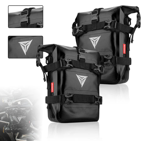 SOYAVISION Motorcycle Bumpers Bag &ndash; Waterproof Tool Storage Solution 2PCS Black 1