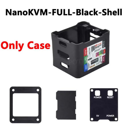 Sipeed NanoKVM Series - USB, PCIe &amp; FULL Versions for Seamless Integration Only Black-Case
