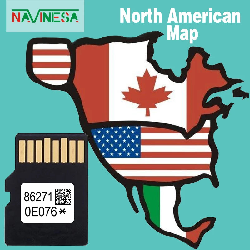 86271-0E077 Toyota SD Card - USA Canada Maps Update 16GB-Toyota 0E076
