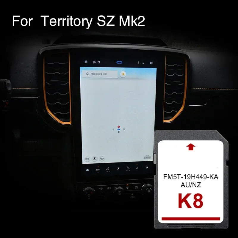 NAVINESA Ford Territory SZ MK2 2022 SD Card &ndash; NZ AU Maps CHINA / Territory SZ MK2
