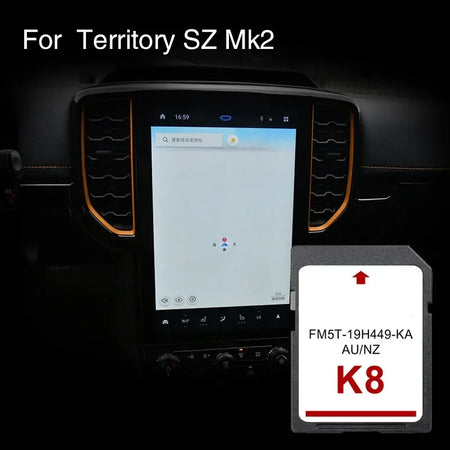 NAVINESA Ford Territory SZ MK2 2022 SD Card &ndash; NZ AU Maps CHINA / Territory SZ MK2