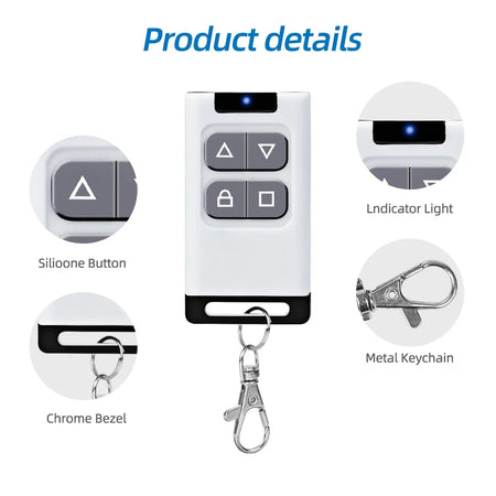 433MHz Remote Control Duplicator - Universal Garage Door Opener