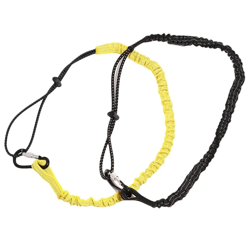 Safety Bungee Tether Lanyard Carabiner Hook &ndash; Anti Fall