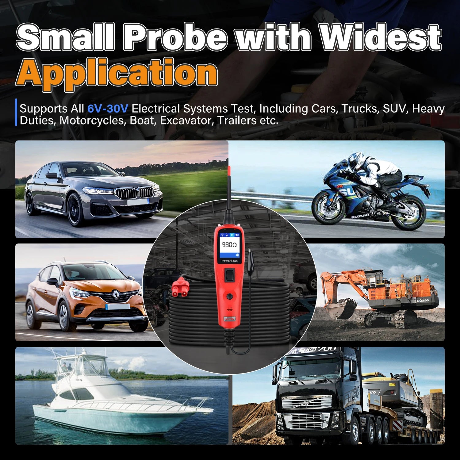 Autel PowerScan PS100 - Comprehensive OBD2 Diagnostics