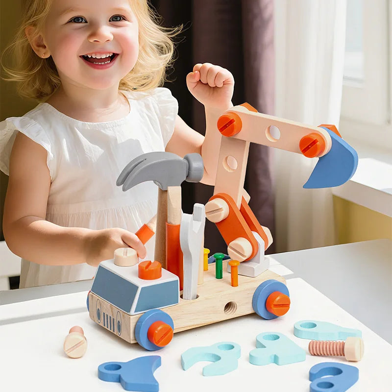 Nut Assembly Engineering Vehicle &ndash; Educational DIY Set