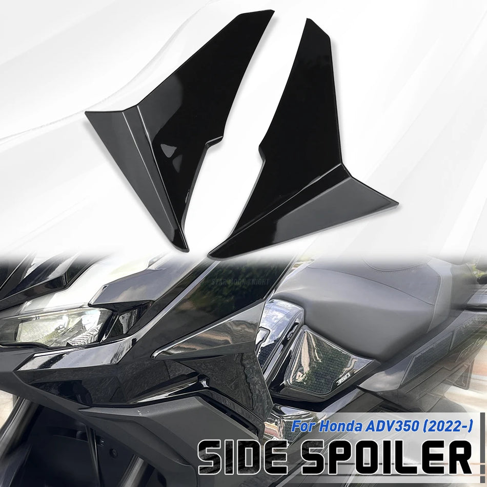 Defletores de Asas Laterais para Carenagem Honda ADV 350 para 2022-2025, Carenagem da Perna e Tampa Lateral, Feitos de Plástico