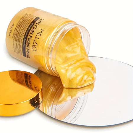 MELAO 24K Gold Face Mask - Anti-Aging, Moisturizing, Collagen Enriched