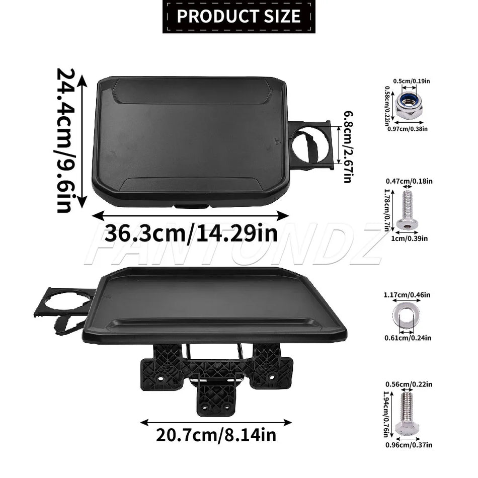 Mesa de soporte para vasos del asiento trasero para VW Tiguan MK2 Touran L Passat B8