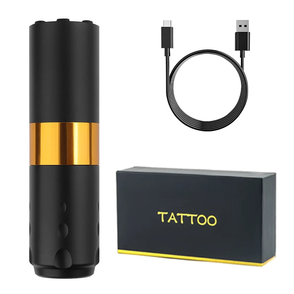 T-Rex Wireless Tattoo Machine CORE &ndash; Long Battery Life Gold