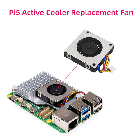 Raspberry Pi 5 PWM Cooling Fan &ndash; Adjustable Speed for Optimal Cooling