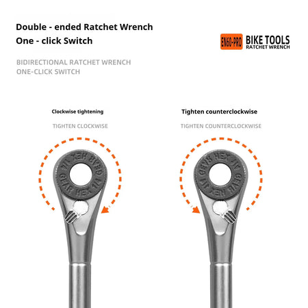 ENLEE Mini 72T Foldable Ratchet Wrench Tool Kit Magnetic Bits Allen Key Portable Bicycle Repair Maintenance Tool by InterCyprus Trading Ltd