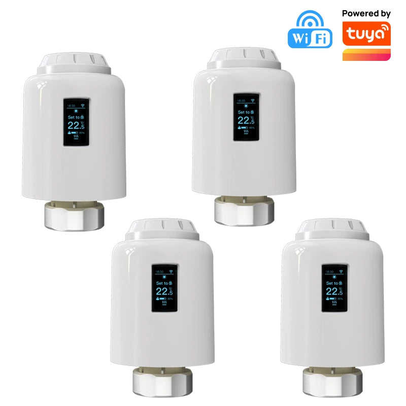 Tuya TRV603 TRV604 Smart Radiator Valve &ndash; No Gateway Needed 4PCS TRV604