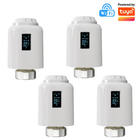 Tuya TRV603 TRV604 Smart Radiator Valve &ndash; No Gateway Needed 4PCS TRV604
