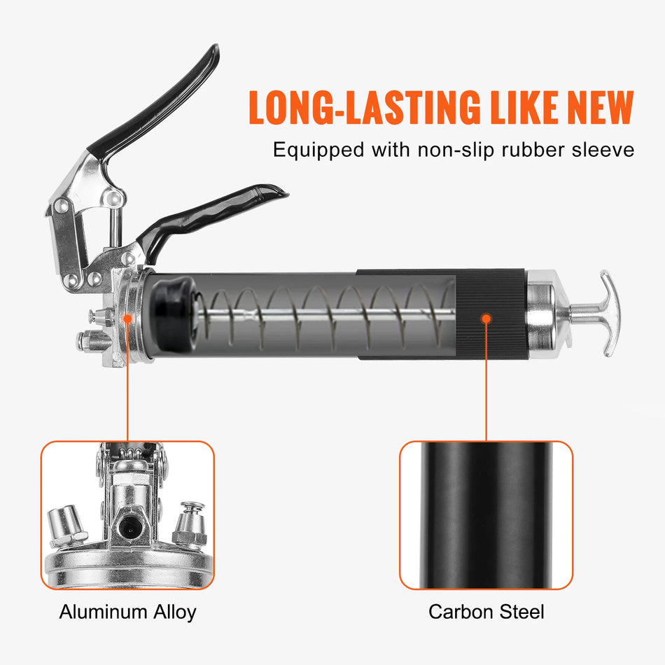 6000 PSI määrdeainepüstol mini püstolikäepide koos pikendusharuga