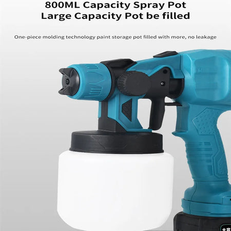 800ML Cordless Electric Spray Gun