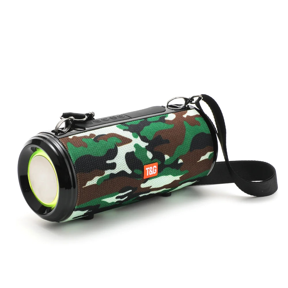 T&amp;G TG537 Waterproof Bluetooth Speaker - Portable Outdoor Soundbar TG537-Camouflage