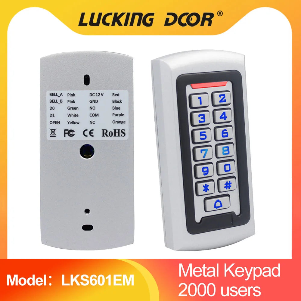 S603EM &ndash; Metal RFID Keypad Access Control With Zinc Alloy