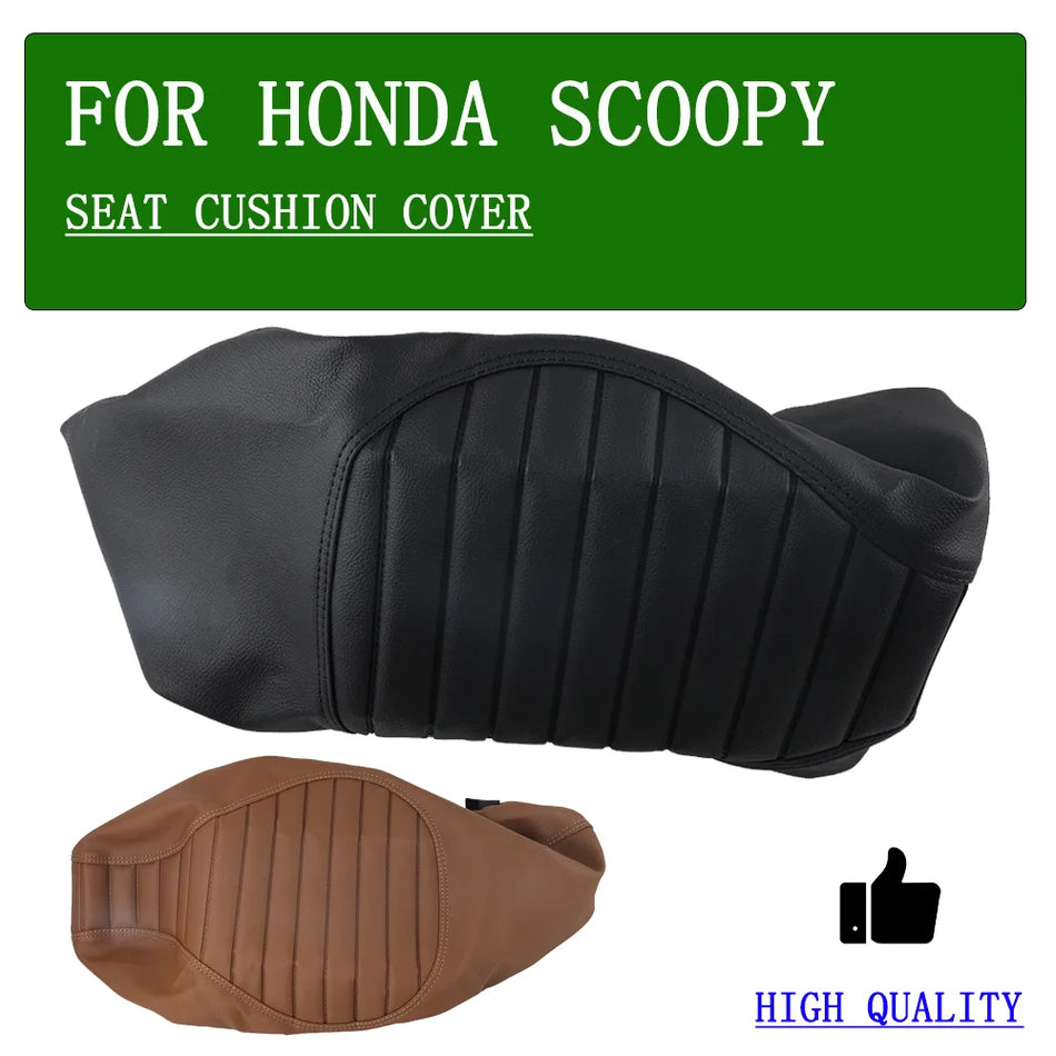 Honda Scoopy Seat Cover Leather Cushioned Insulation Shield with Comfortable Foam Pad