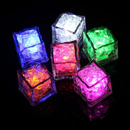 YIYUEQIANLI LED Light Up Bath Toys - 6/12PCS Waterproof Colourful Glowing Fun for Kids