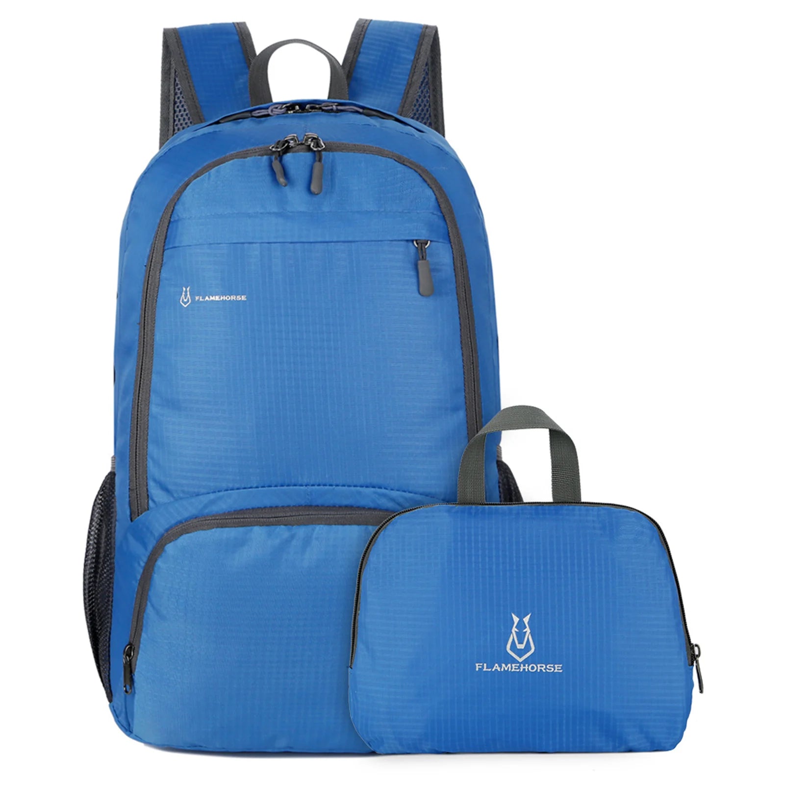 Lightweight Foldable Backpack &ndash; Water-Resistant And Packable BLUE