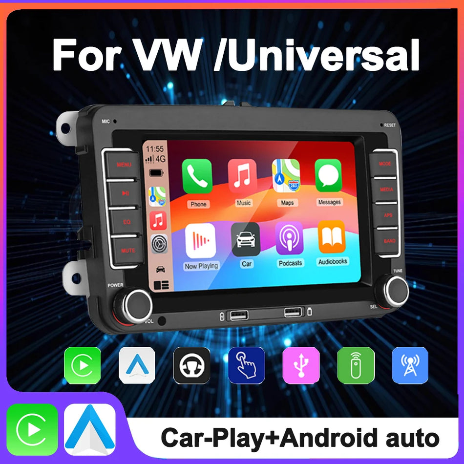 Ραδιόφωνο Αυτοκινήτου Volkswagen Golf 5 Android 13 Με Bluetooth GPS 7 Ίντσες