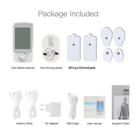 16 Mode Tens Machine Ems &ndash; Pain Relief Muscle Relaxation SI EU