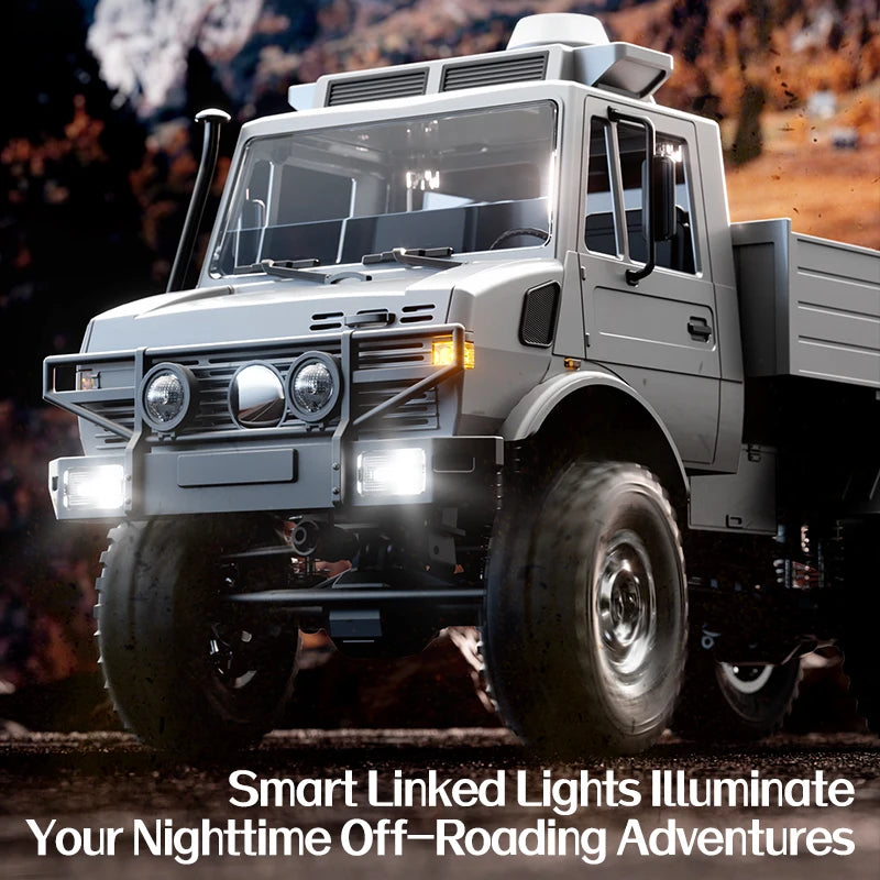 JJRC C8823 1/18 6x6 Off-Road RC Car with Metal Chassis, Dual Speed Gearbox, 370 Motor, RTR