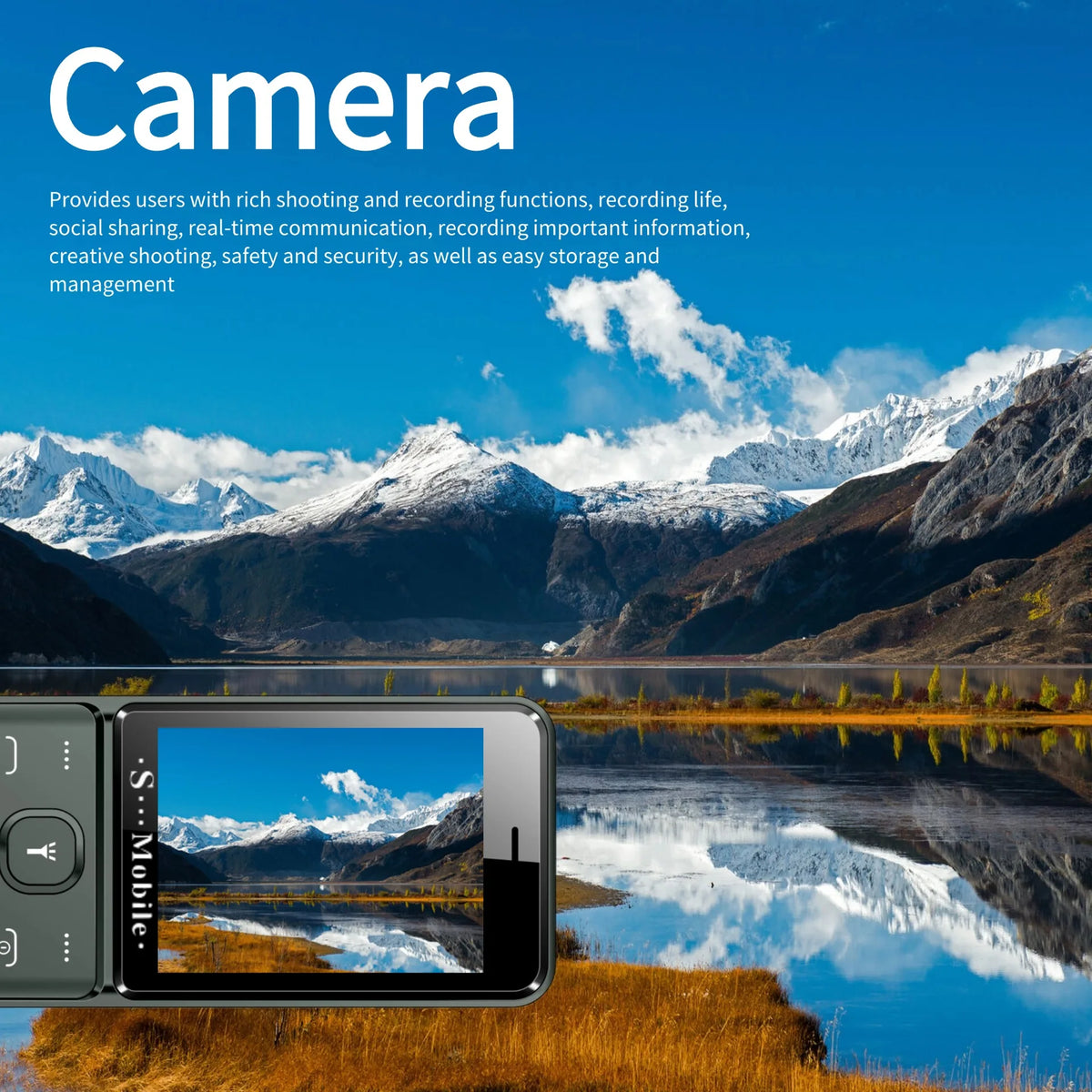 Quad SIM Senior Phone - 2.8 Inch Display and Easy Dial