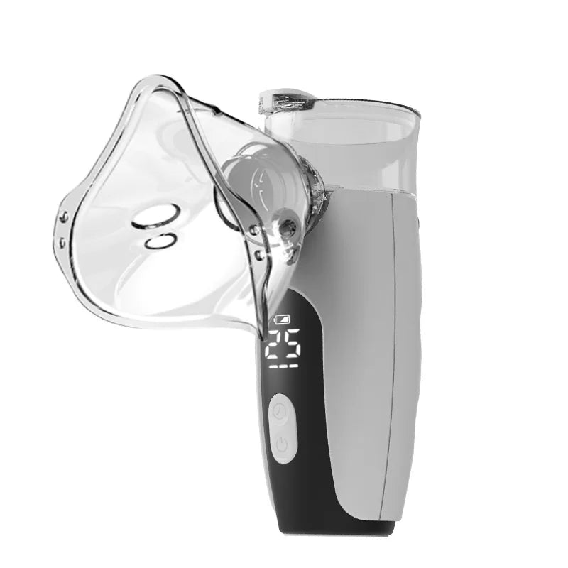 Bærbar USB Medicinsk Nebulisator, Stille Ultrasound Inhalator til Voksne og Børn