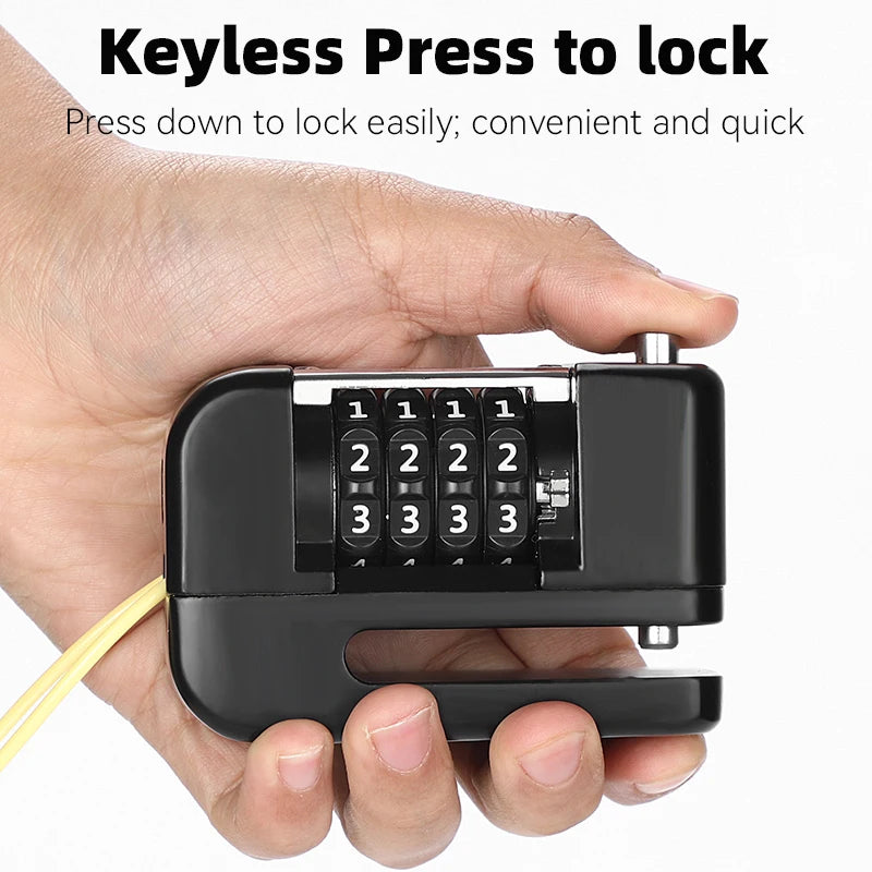 Ποδηλατικό Αντικλεπτικό Δισκόφρενο, Δισκόφρενο από Ατσάλι για Ασφάλεια Ποδηλασίας σε Εξωτερικούς Χώρους