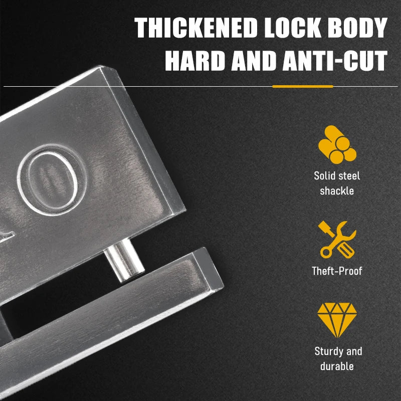 Stöldskydd Motorcykel Skivbromslås med Korsstångsdesign, Plockresistent