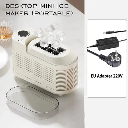 Portable Cube Ice Maker For Home Office Car 12V 110V 220V 220V White