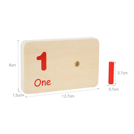 Wooden Color Cognition Board &ndash; Boosts Number Learning