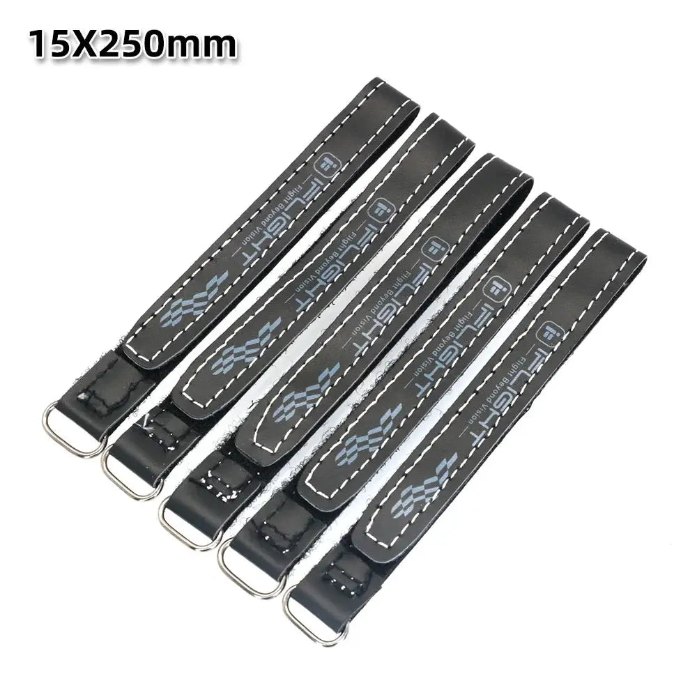 5pcs IFlight 20mm 15mm Width 500mm 400mm 300mm 250mm 200mm Length Microfiber Battery Strap Non-slip Belt for FPV by InterCyprus Trading Ltd