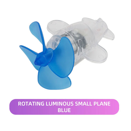 Wind Powered LED Motorcycle Strobe Lights &ndash; Creative Safety Decoration BLUE 1PC