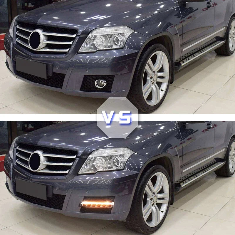Mercedes GLK Fari Antinebbia LED DRL Freccia Gialla 2008-2012