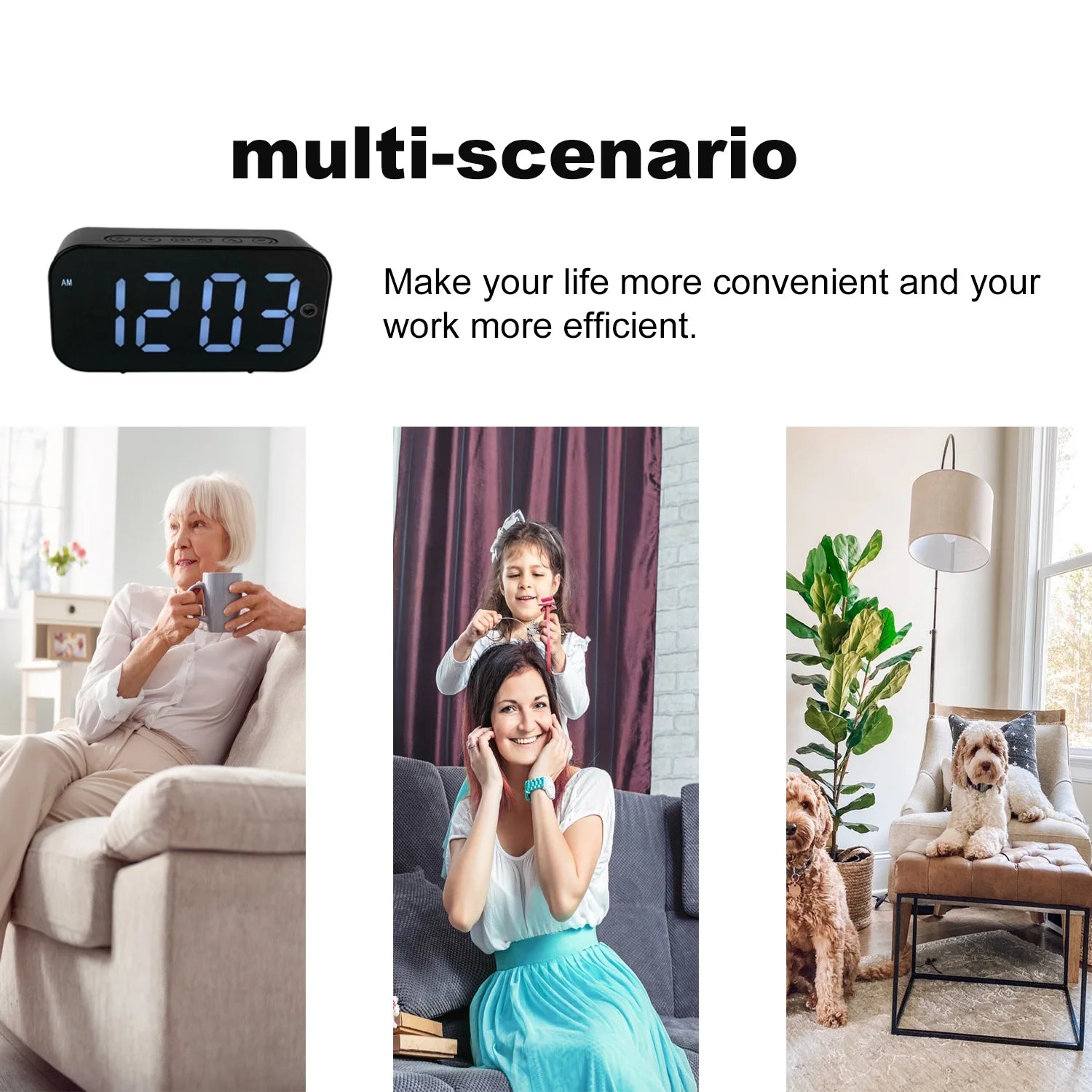 WiwaCam B10 &ndash; 1080P HD Video Nanny Camera with Night Vision