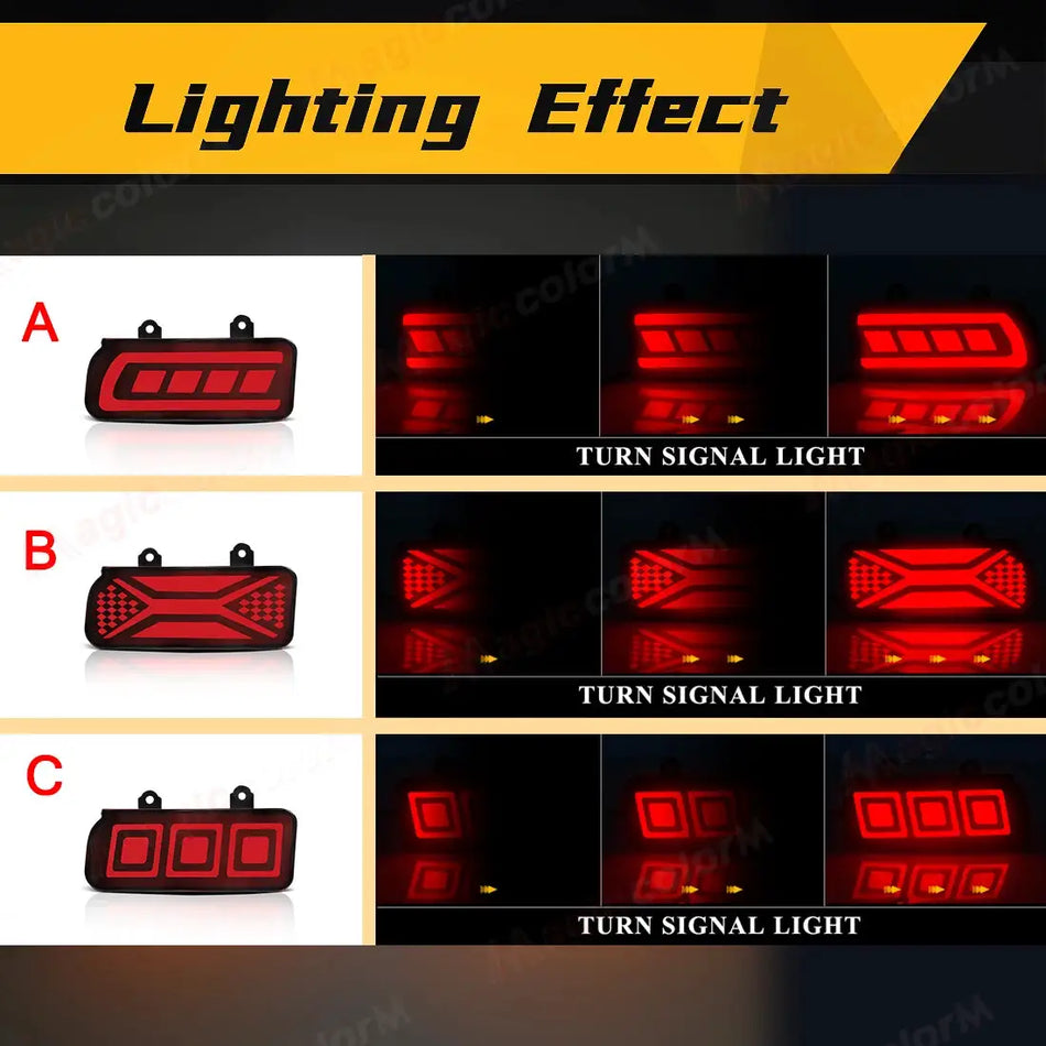 LED Rear Bumper Reflector Lights For Honda CRV CR-V 2015 2016 Daytime Running Brake Warning Dynamic Turn Signal Lamps Car 12V by InterCyprus Trading Ltd