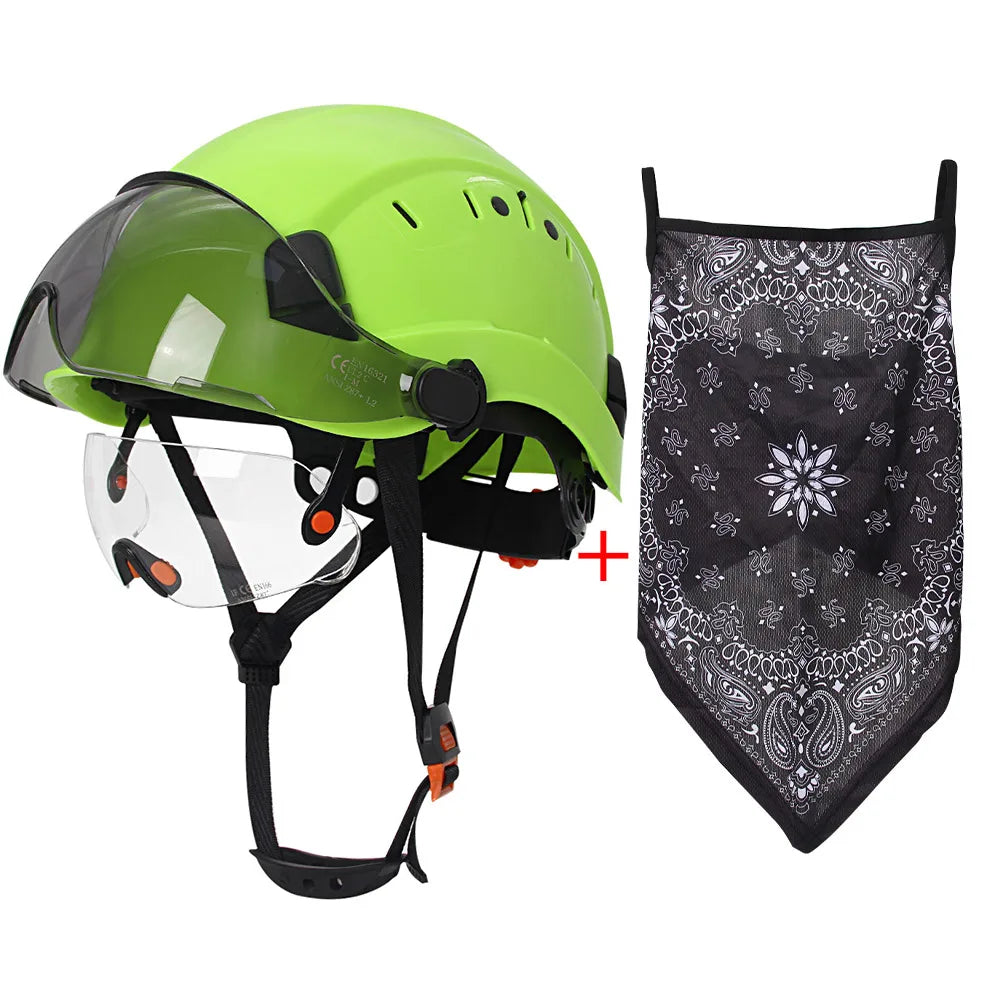 SF06 Safety Helmet &ndash; CE Certified ABS Construction Gear Green A