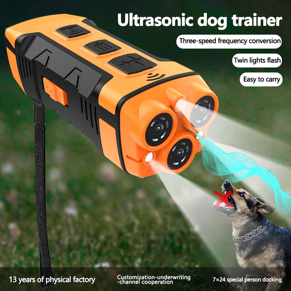 3 in 1 Ultrasonic Dog Repeller &ndash; Effective Anti-Bark Training Device