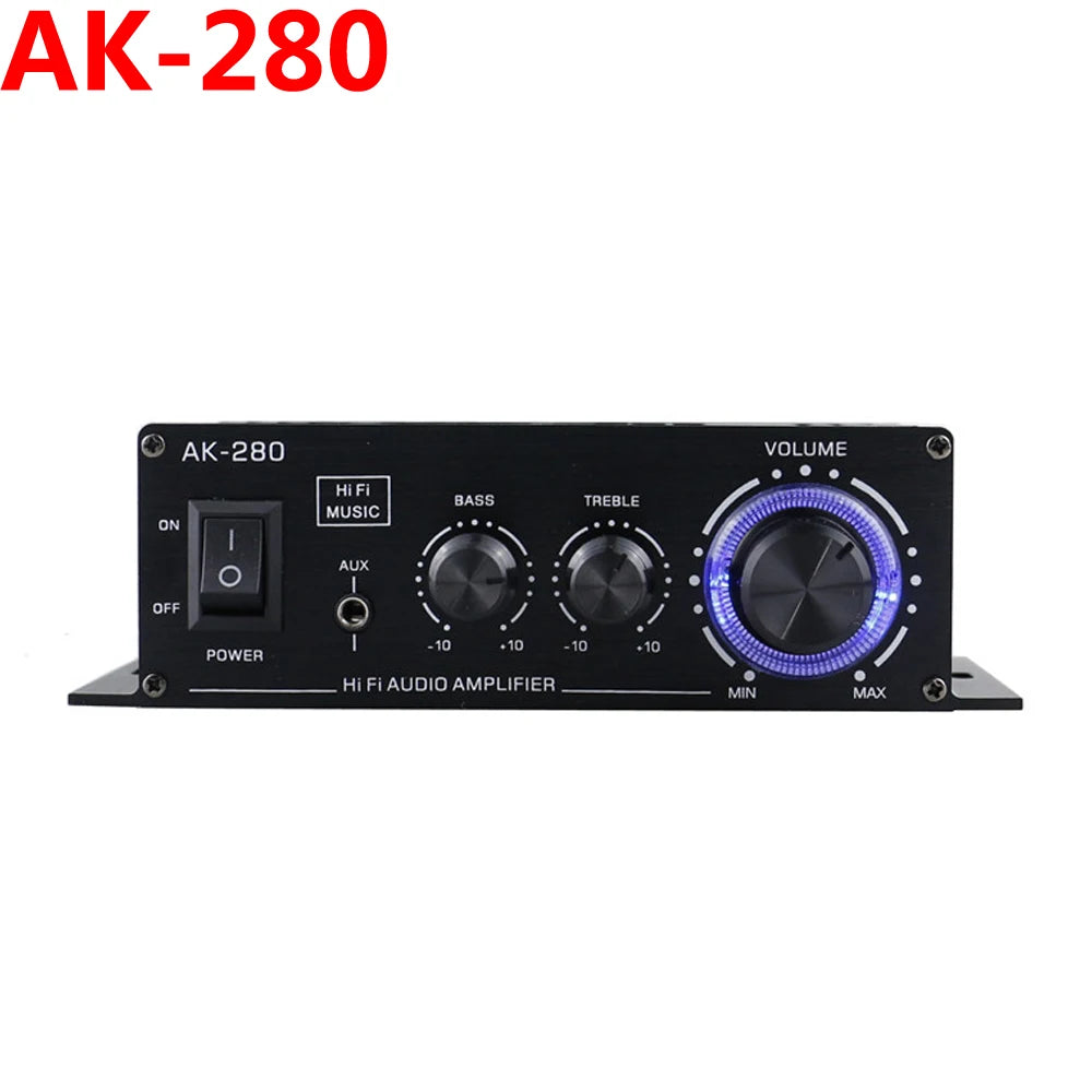 Woopker 2.0 HIFI Bluetooth Amplifier for Home &amp; Car Audio AK-280