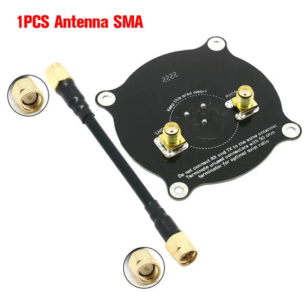 Pagoda 2 / Triple Feed Patch 5.8G 5dBi 50W Omnidirectional Omni FPV Flat Panel Pagoda Antenna LHCP/RHCP SMA/RP-SMA by InterCyprus Trading Ltd